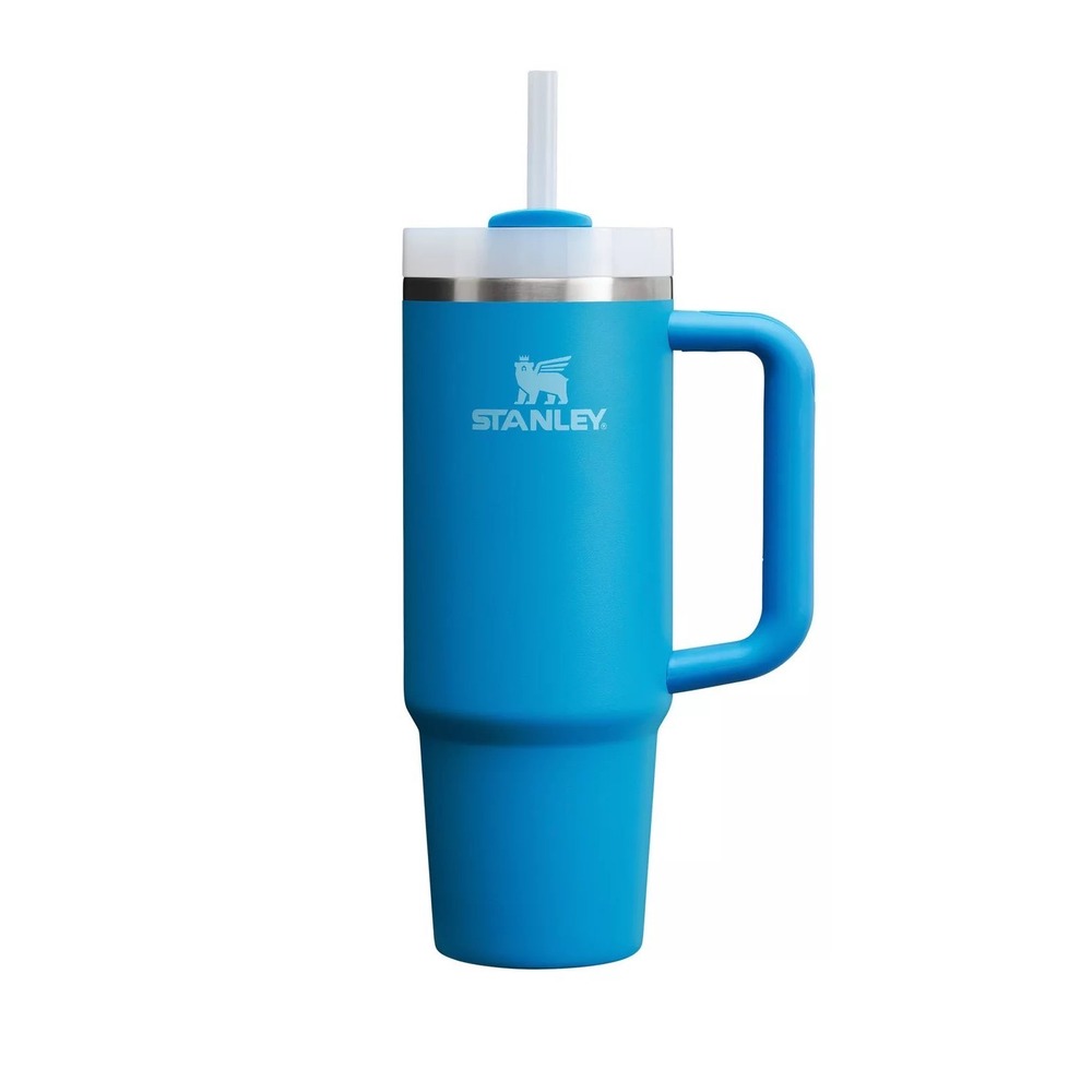 NWT Stanley Quencher H2.0 FlowState 30oz Tumbler Azure Blue